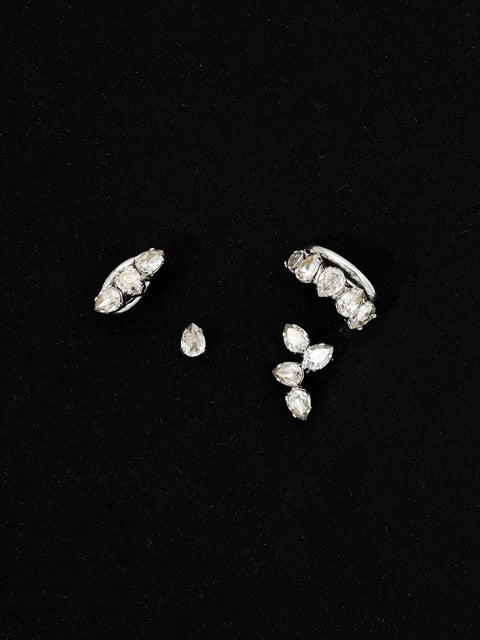 scattered mid ear-cuff four piece set