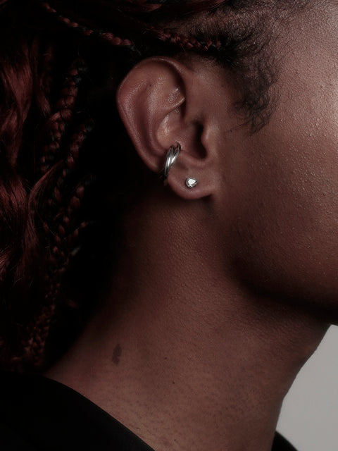 half woven ear-cuff