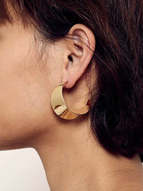 RS.8.S.E.013 | SANSEVIERIA HOOP EARRINGS