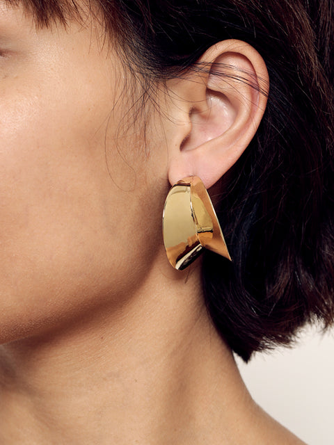 RS.8.S.E.013 | SANSEVIERIA HOOP EARRINGS