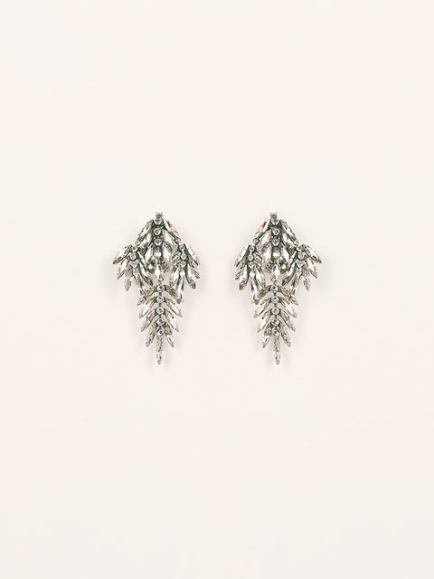 RS.CP.E.004 | MULTI PALM FROND CLIP EARRING