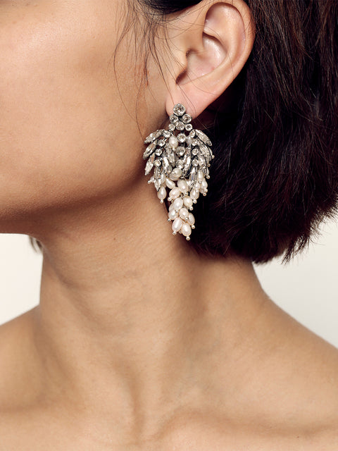 RS.CP.E.005 | CLUSTERED PALMS FROND EARRING