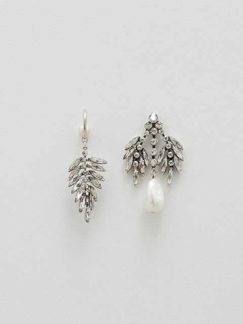 RS.CP.E.007 | MISMATCHED PALMS FROND EARRINGS