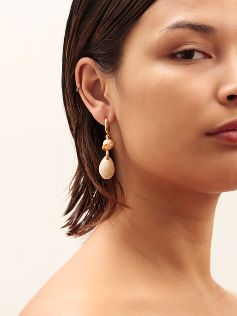 RS.IL.E.044 | FRUTOS DEL MAR MISMATCHED HOOP EARRINGS