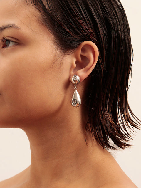 RS.LH.E.002 |  ANTIQUE TEAR DROP EARRINGS