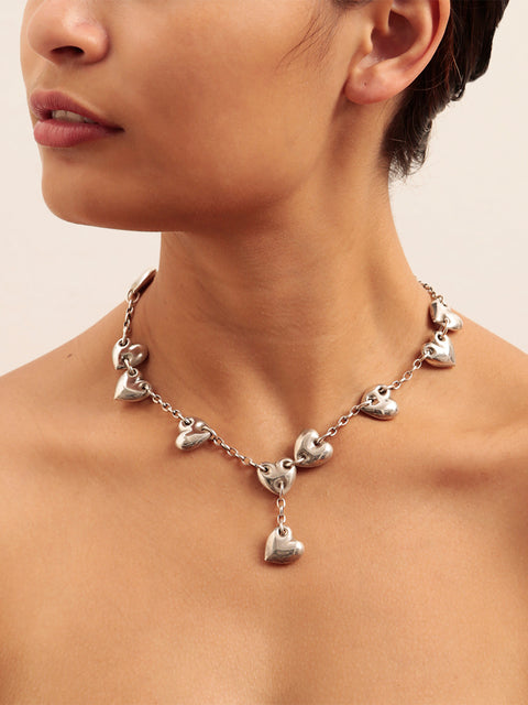 RS.LH.N.001 |  LINKED HEARTS NECKLACE