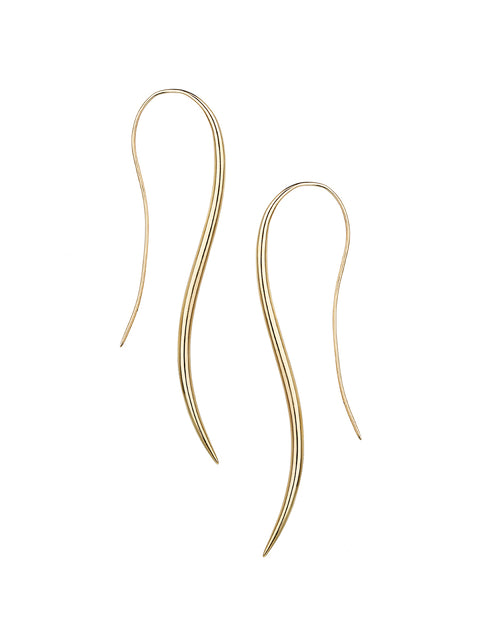 plain drop hook earrings