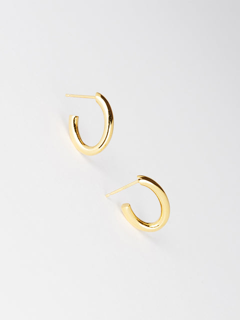 solid oval hoops